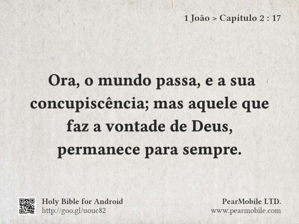 1 João, Capítulo 2:17